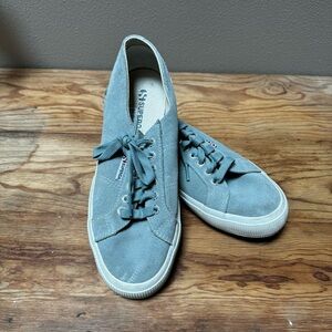 Superga 2750 cotu classic suede - dusty blue